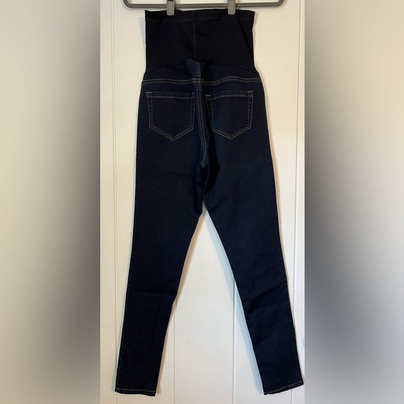 Liz Lange Maternity Dark Wash Skinny Jeans - Picture 2 of 2